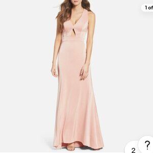 Camille La Vie Elegant Pink Sleeveless Formal Prom Wedding Guest Dress Size 10